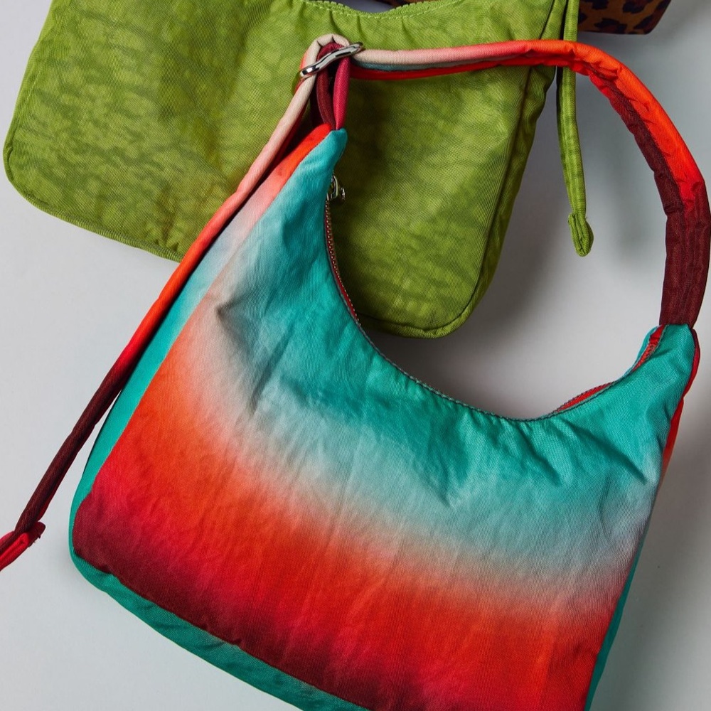 NWT BAGGU MINI NYLON SHOULDER BAG RAIN JULIA HEUER COLLAB - Picture 4 of 7